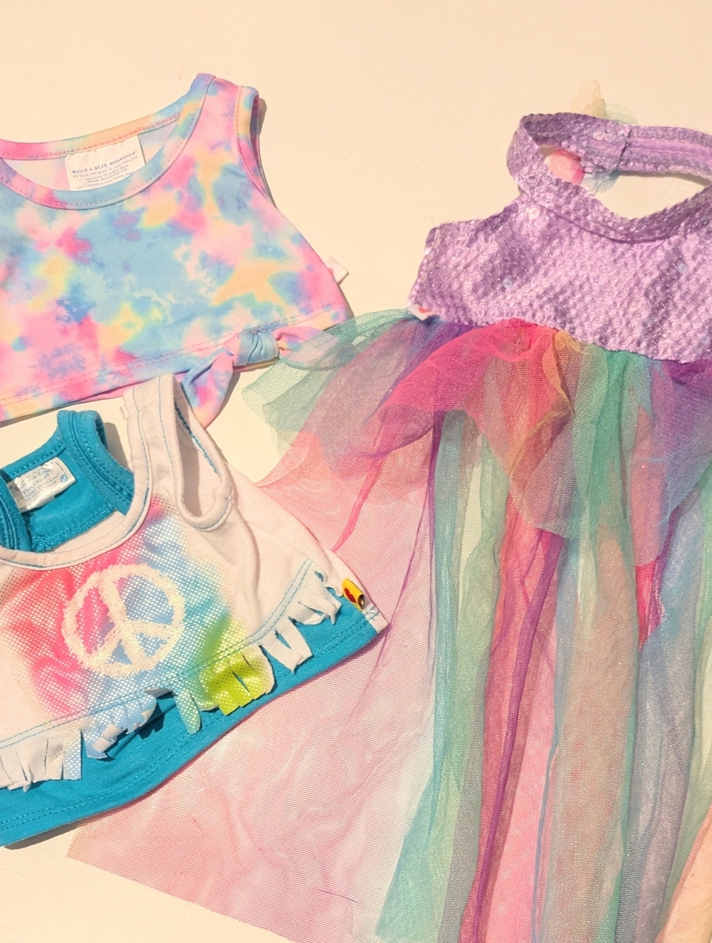 BABW Build A Bear Workshop Lot All Things Tie Dyed